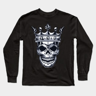 Skull with a crown Long Sleeve T-Shirt